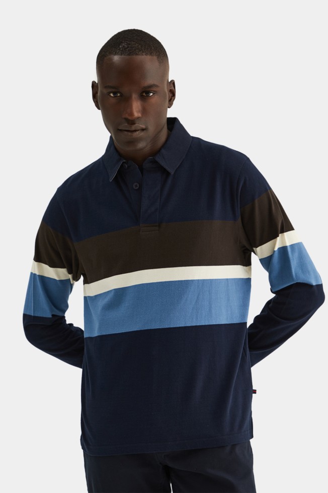 Polo manga comprida