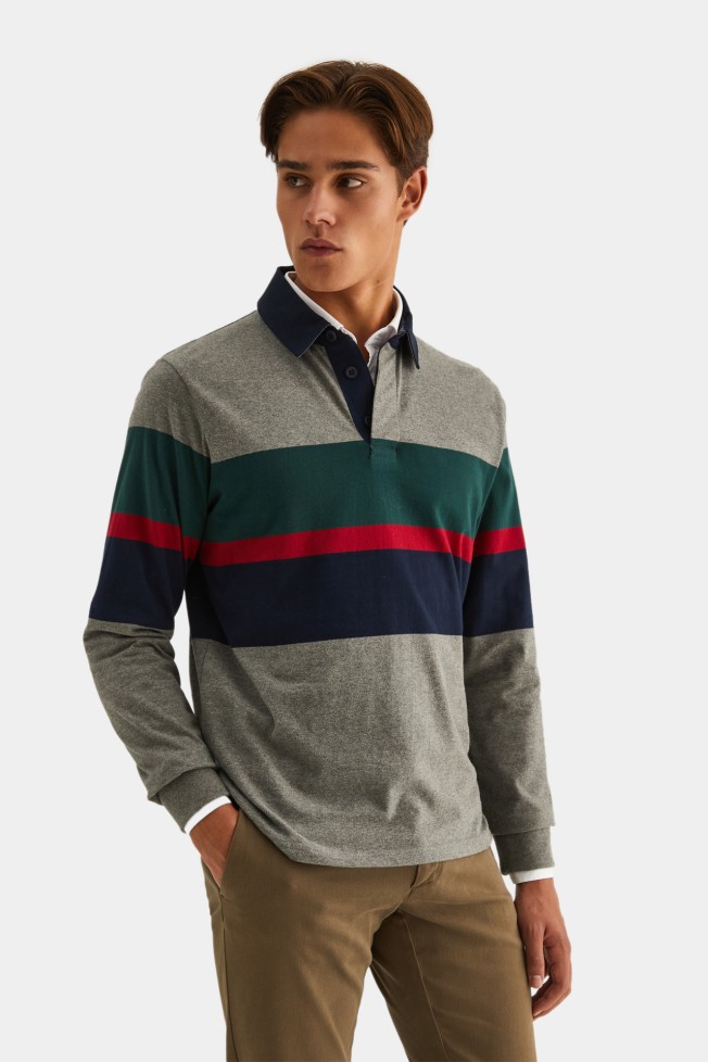 Polo de manga larga 
