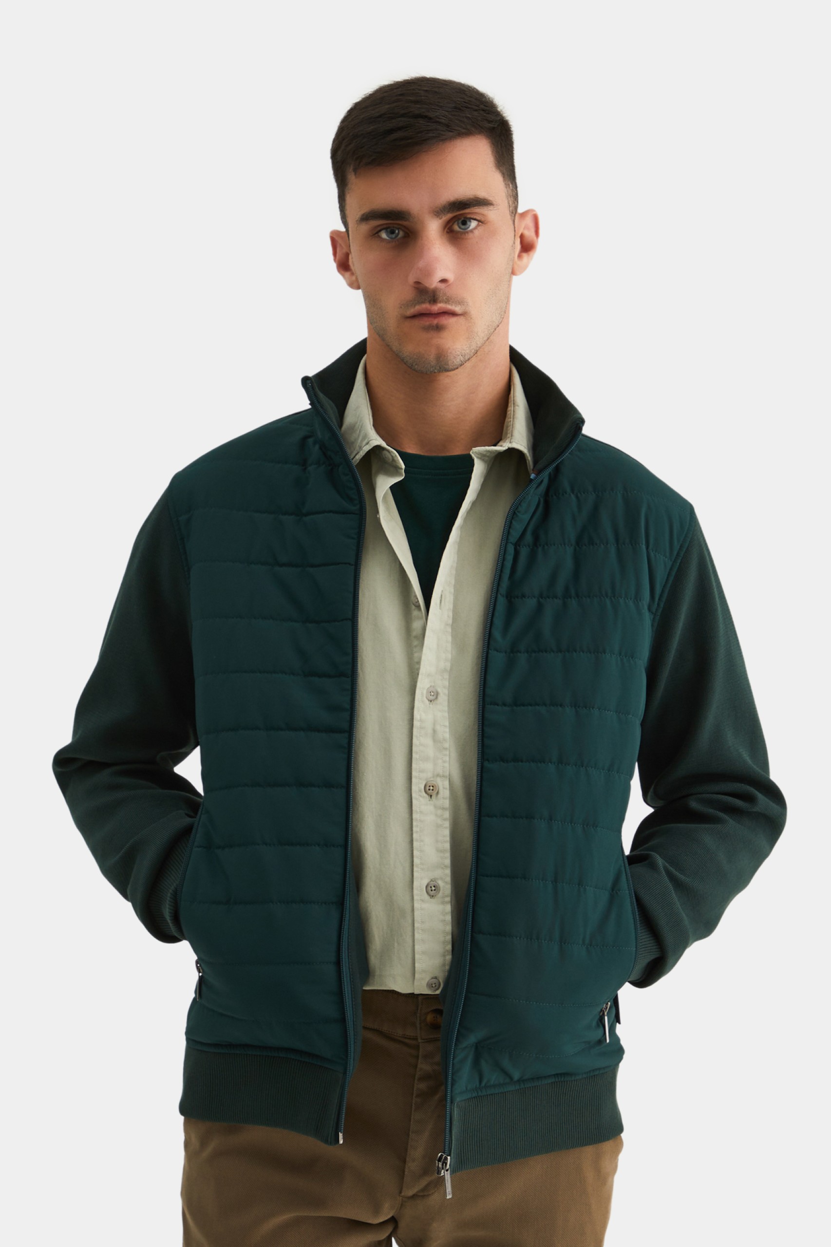 Chaqueta de tejido técnico