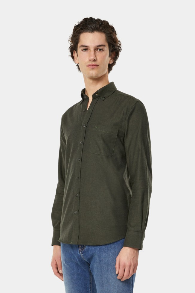 Camisa de algodón regular fit Camisa de algodón regular fit