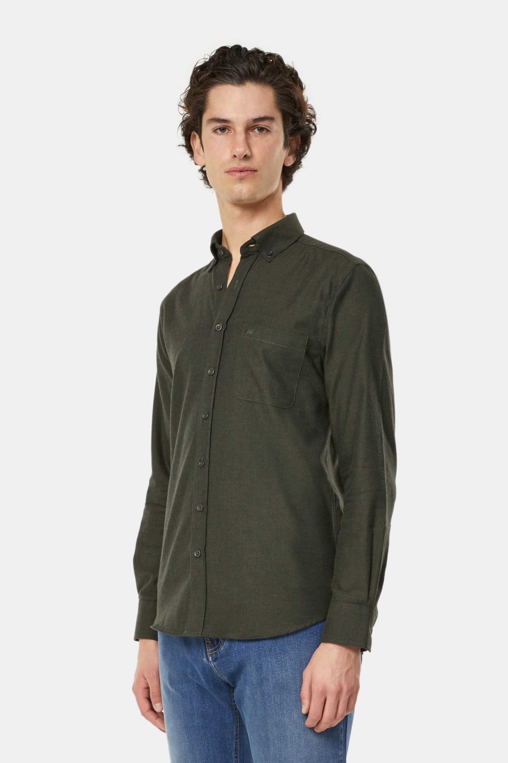 Camisa de algodón regular fit