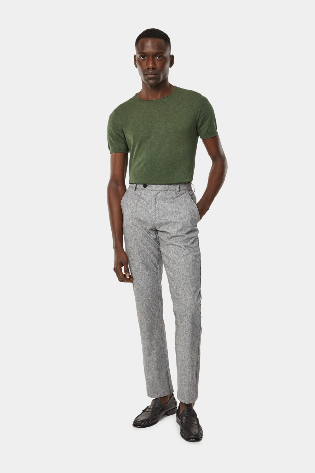 Calças slim fit