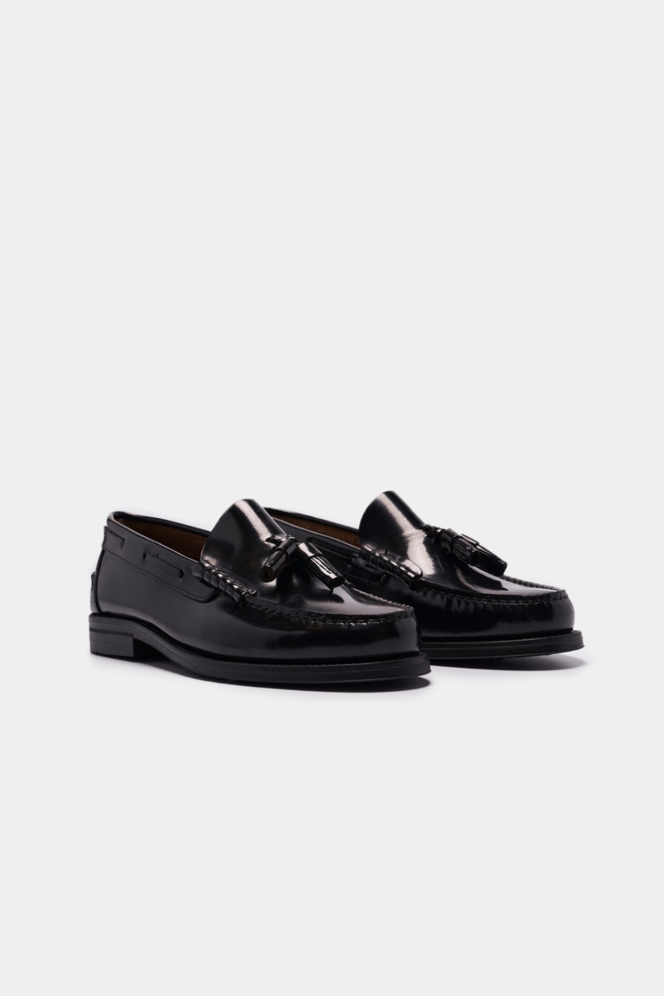 Mocasín de piel