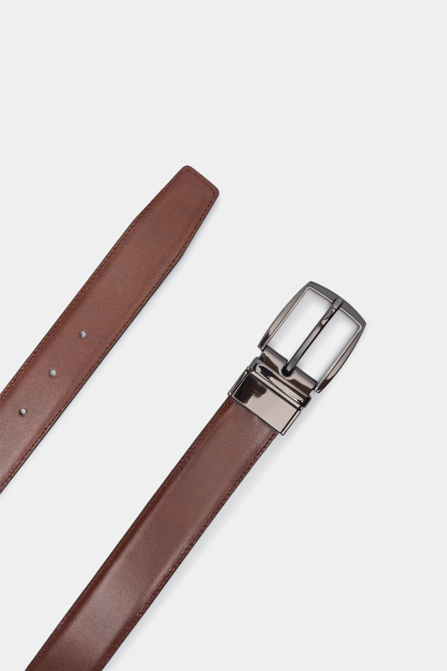 Cinto reversível em pele Cinto reversível em pele