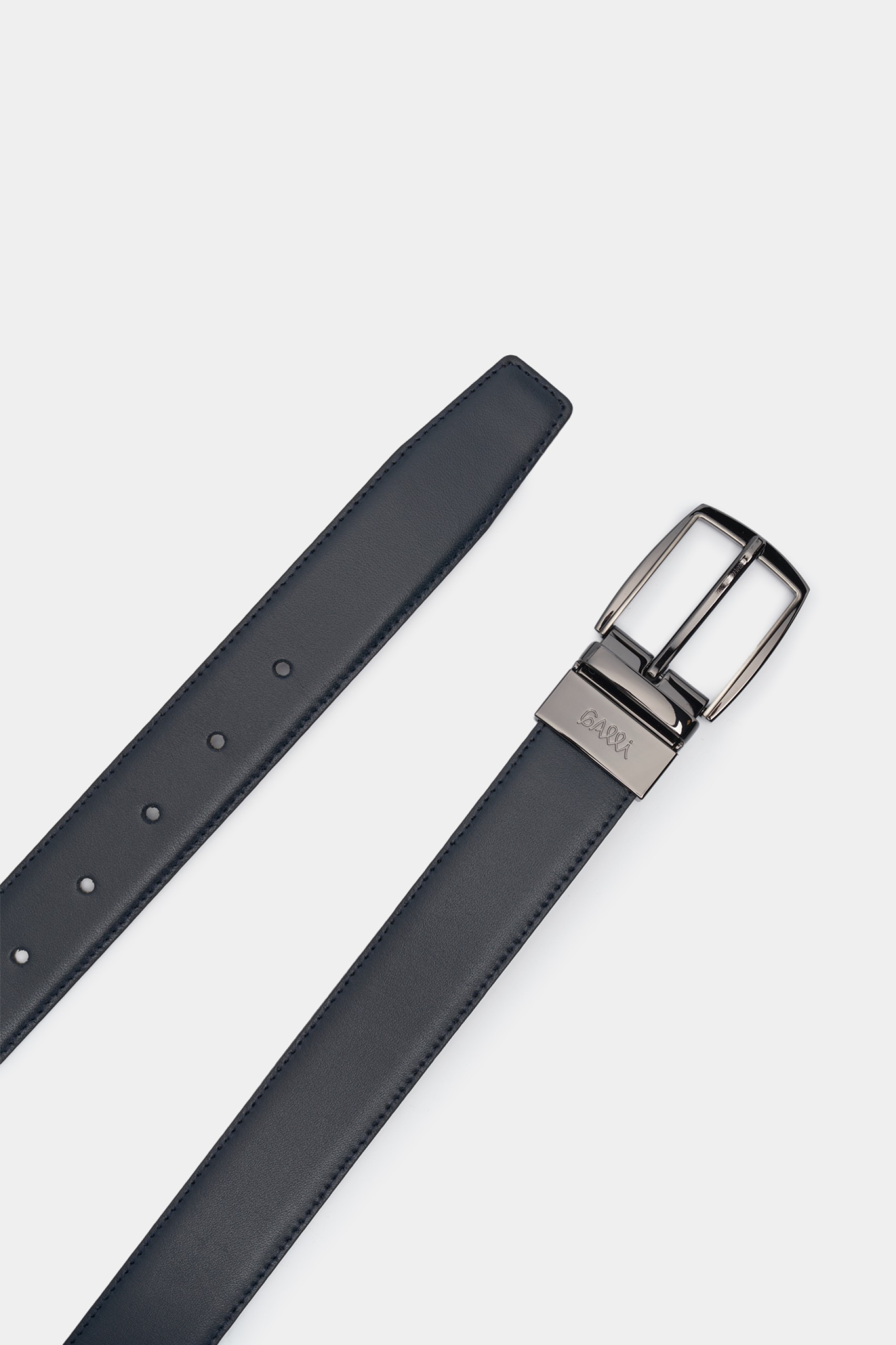 Cinturón de piel reversible