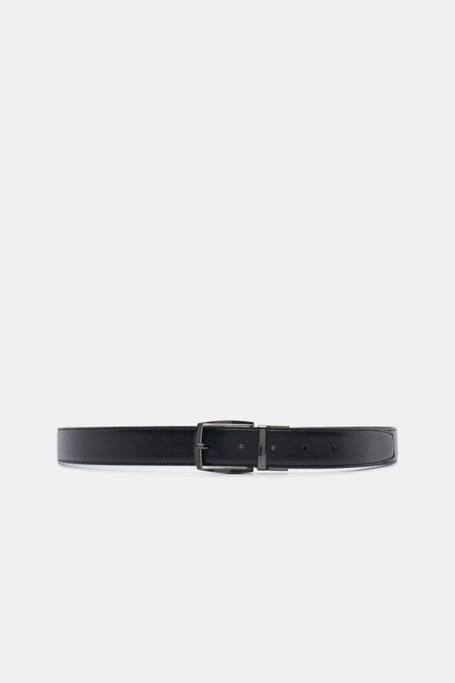Cinturn de piel reversible