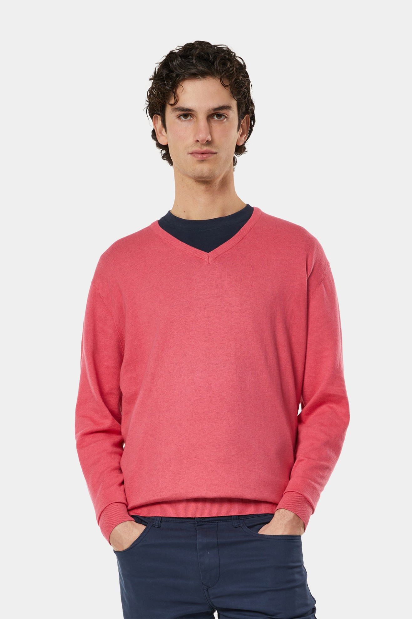 Jersey con cuello en V