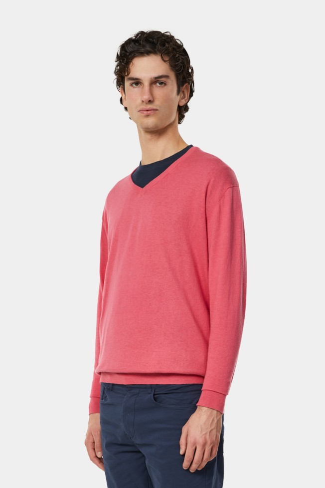 Jersey con cuello en V Jersey con cuello en V