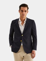 Blazer com botes dourados