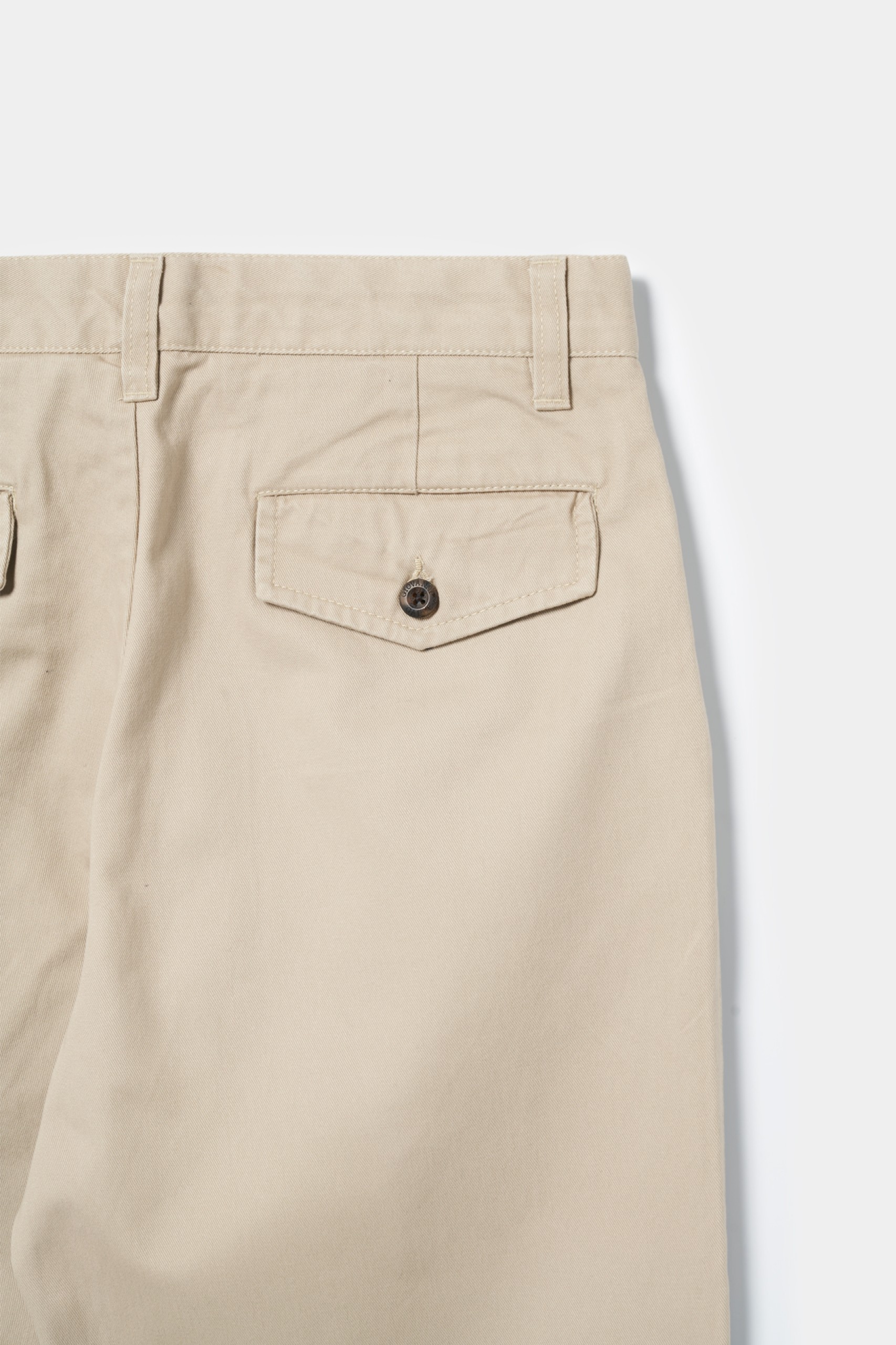 Pantalones de sarga de algodón