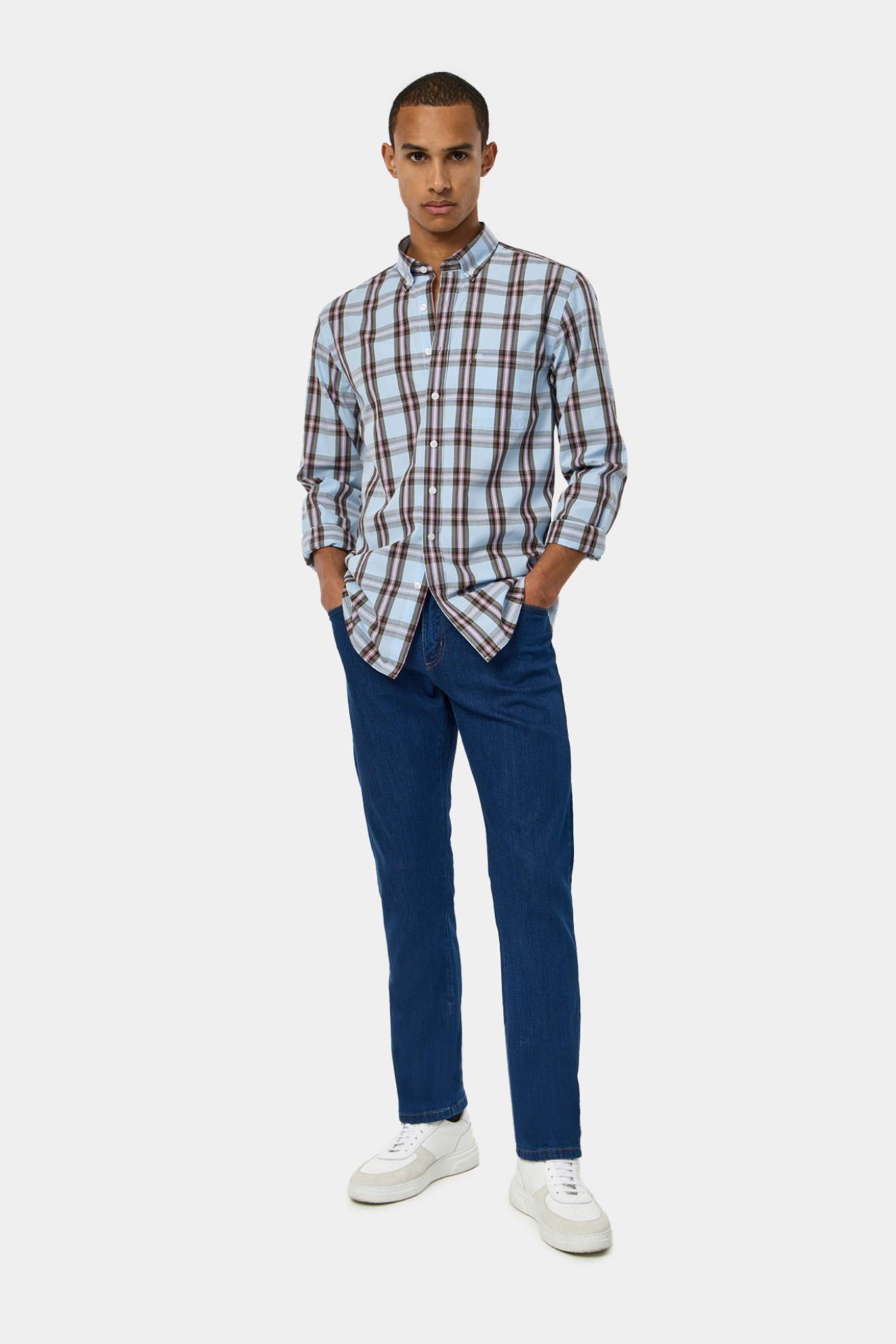 Camisa xadrez regular fit