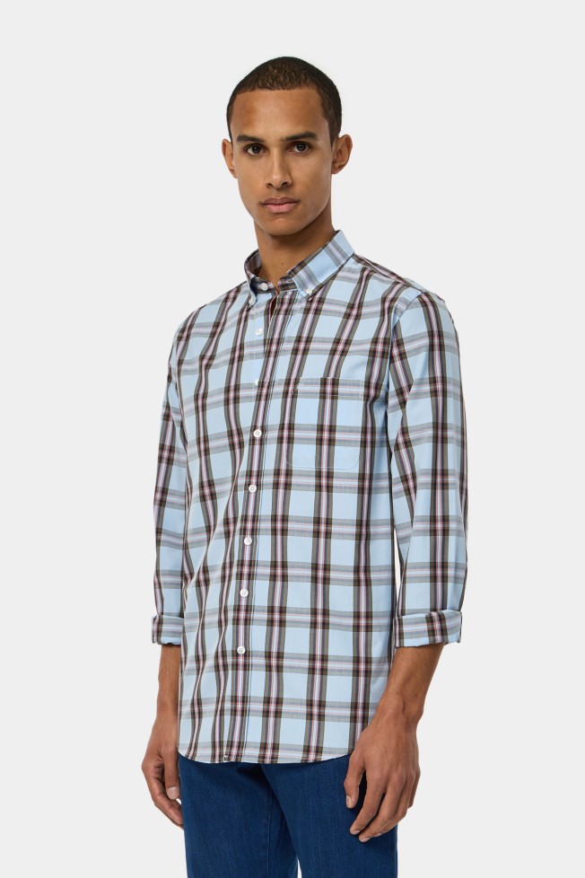 Camisa xadrez regular fit