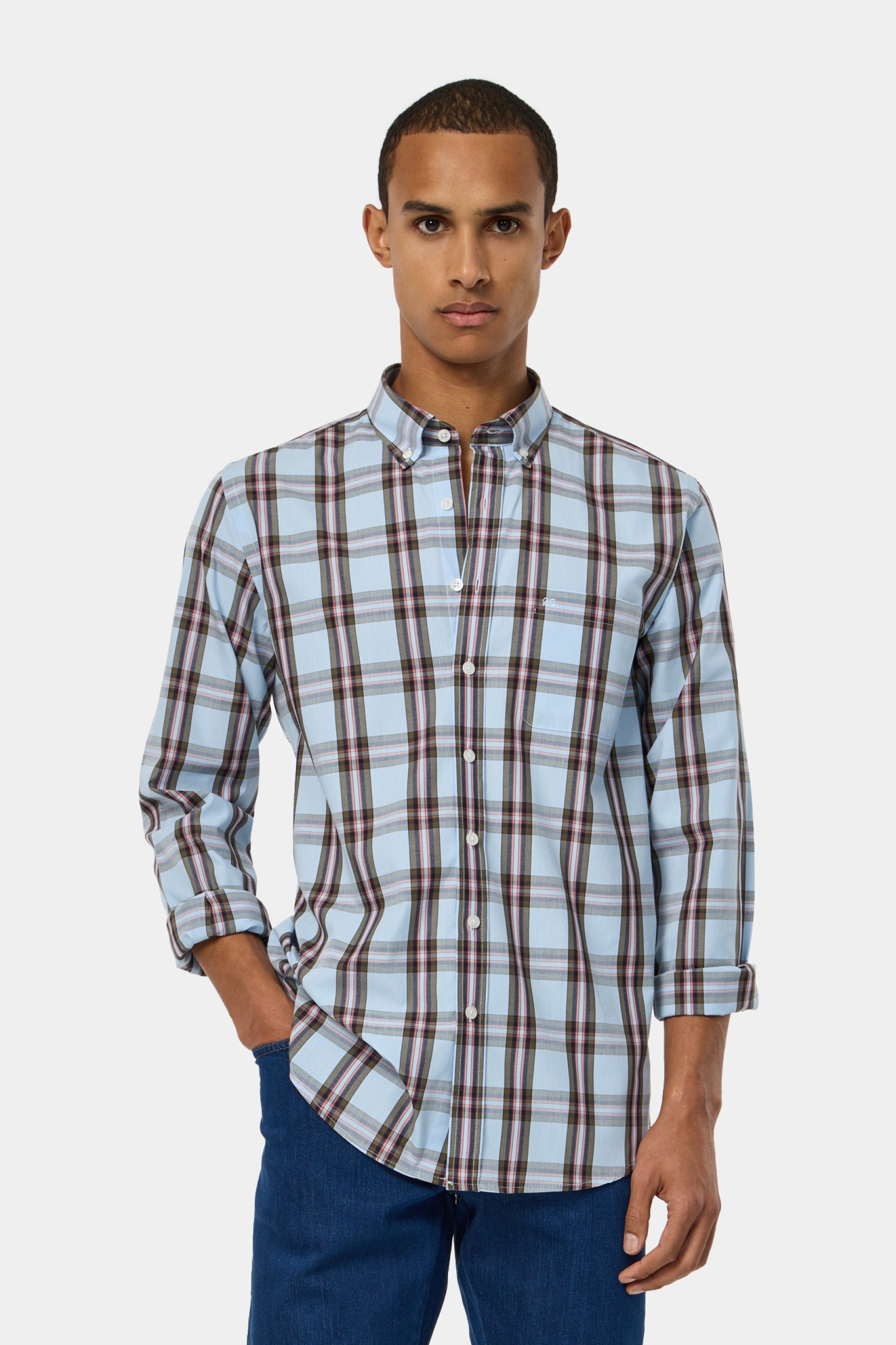 Camisa a cuadros regular fit