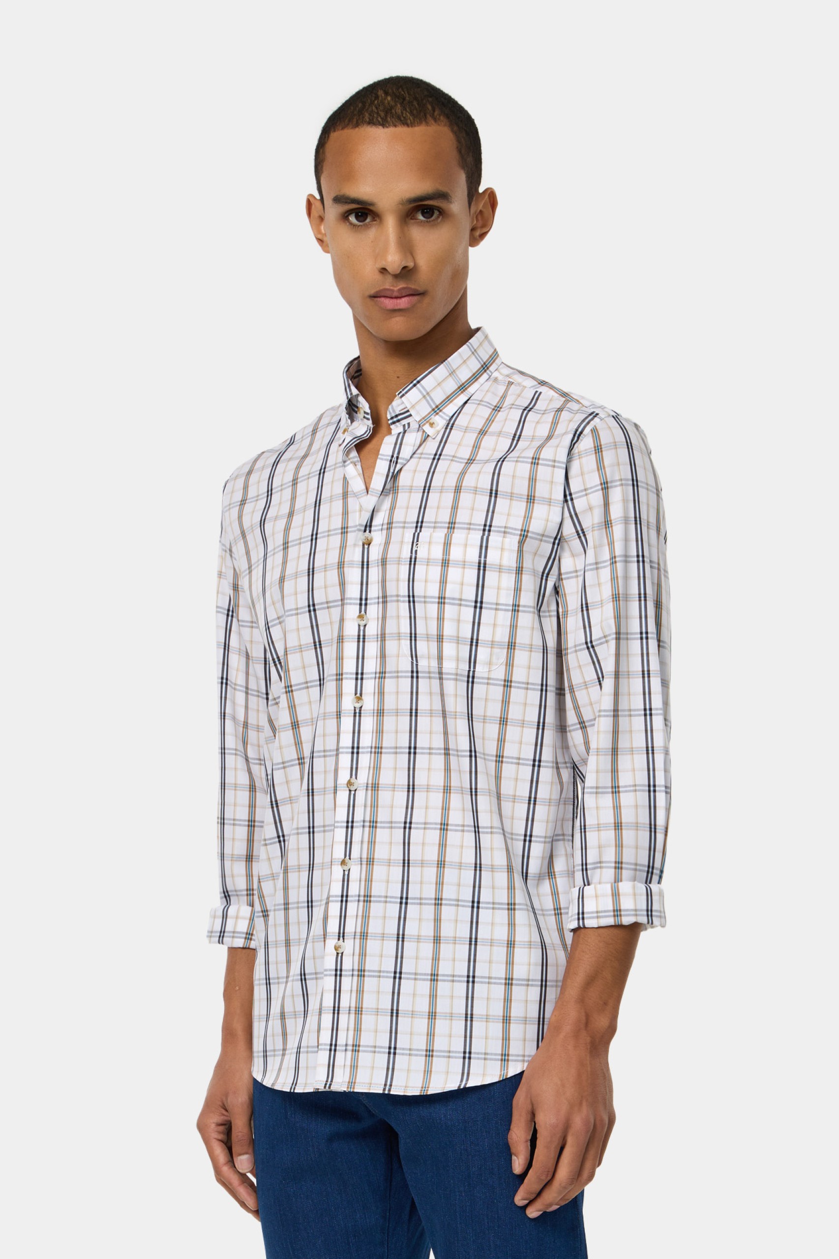 Camisa a cuadros regular fit