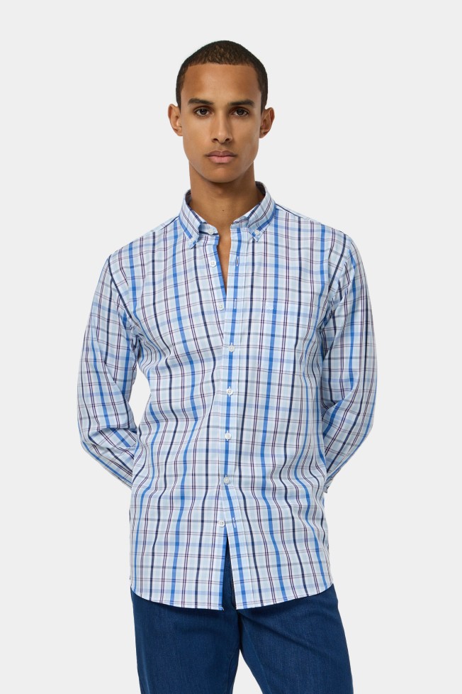 Camisa xadrez regular fit