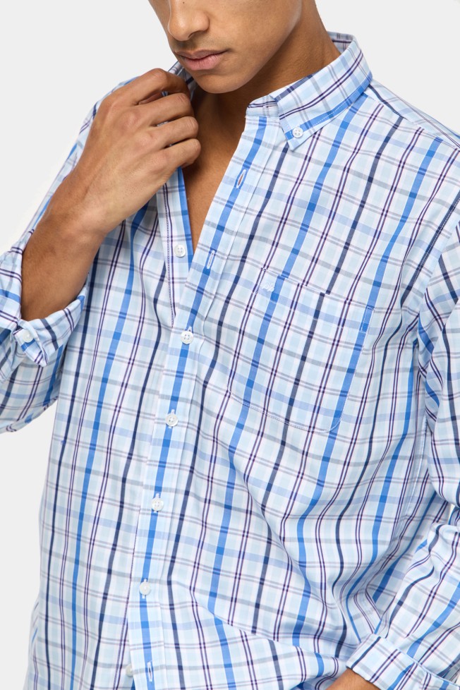 Camisa de cuadros regular fit Camisa de cuadros regular fit