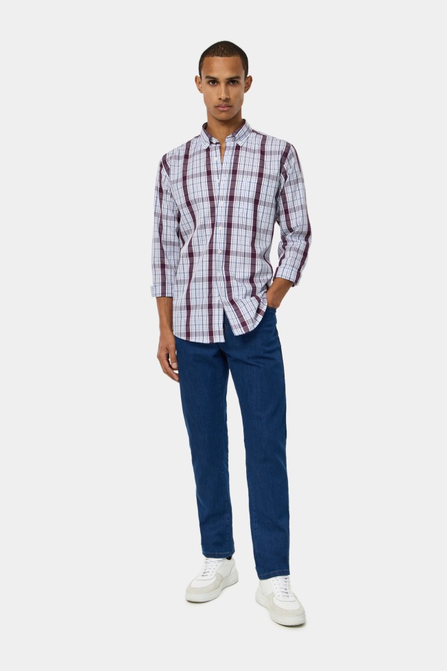 Camisa de cuadros regular fit Camisa de cuadros regular fit