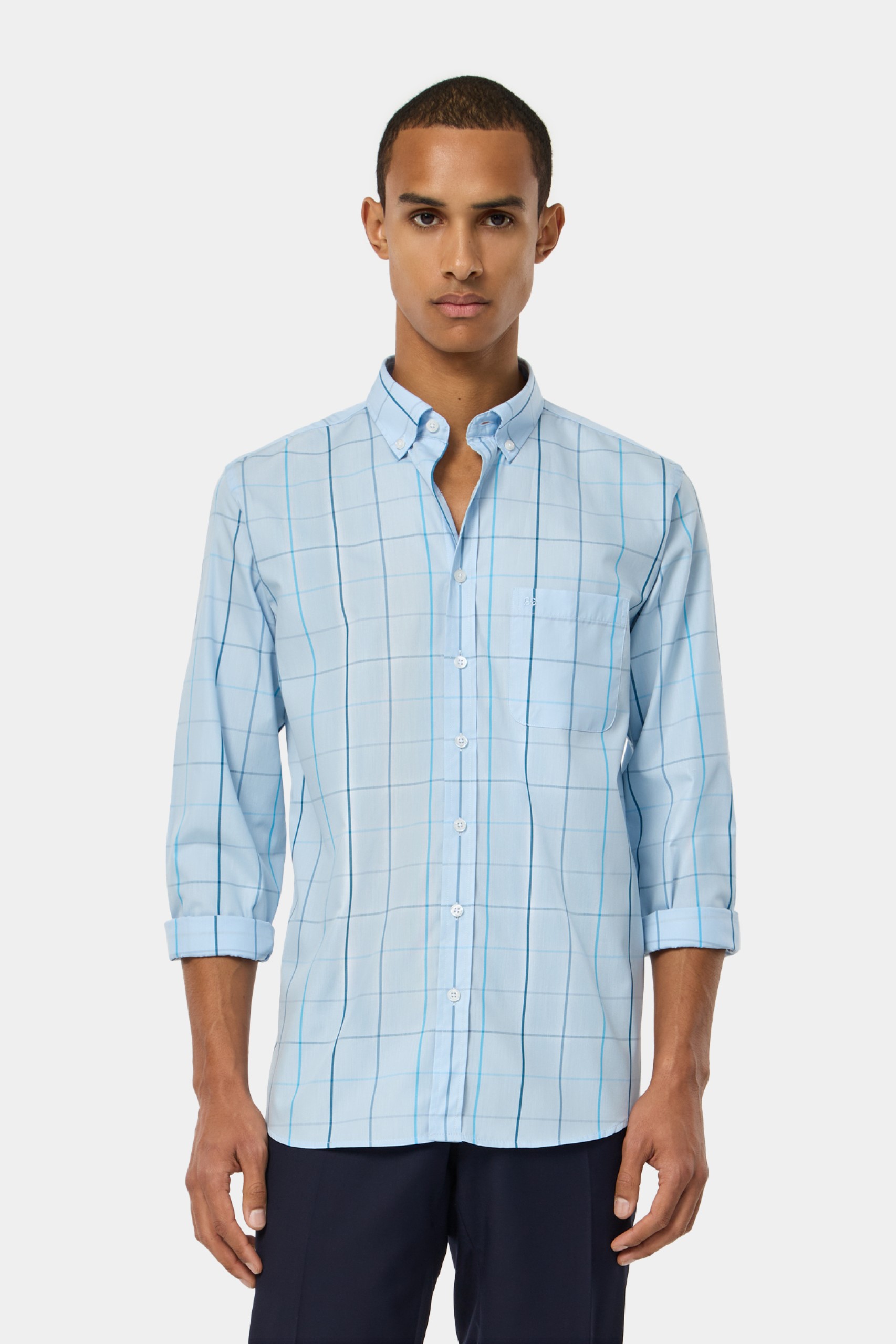 Camisa a cuadros regular fit