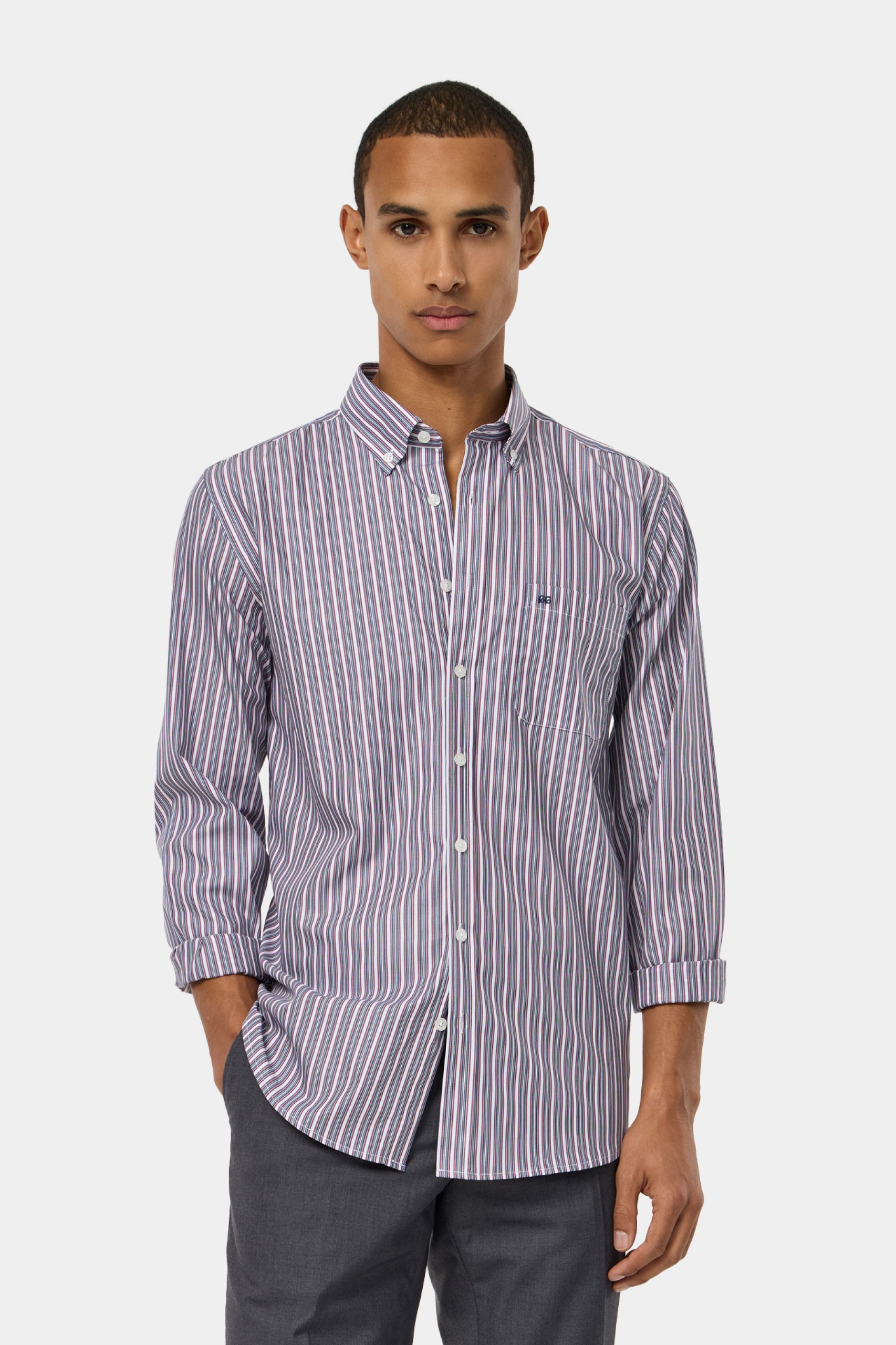 Camisa regular fit 100% algodón