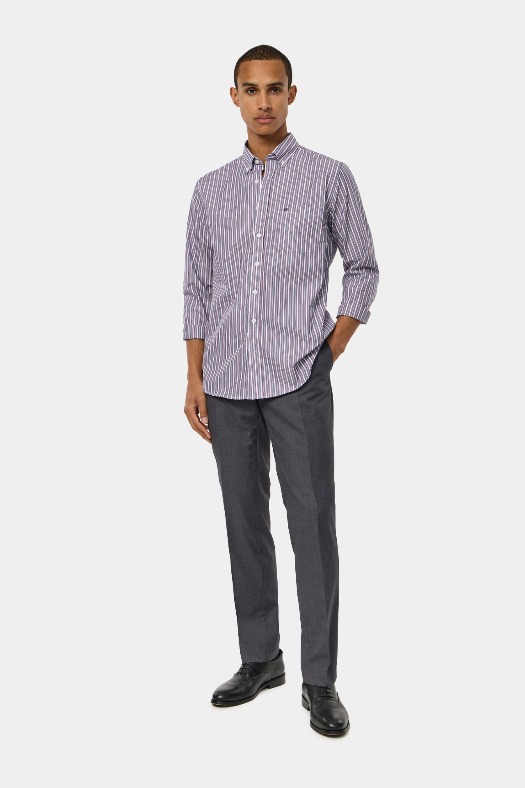 Camisa regular fit 100% algodón