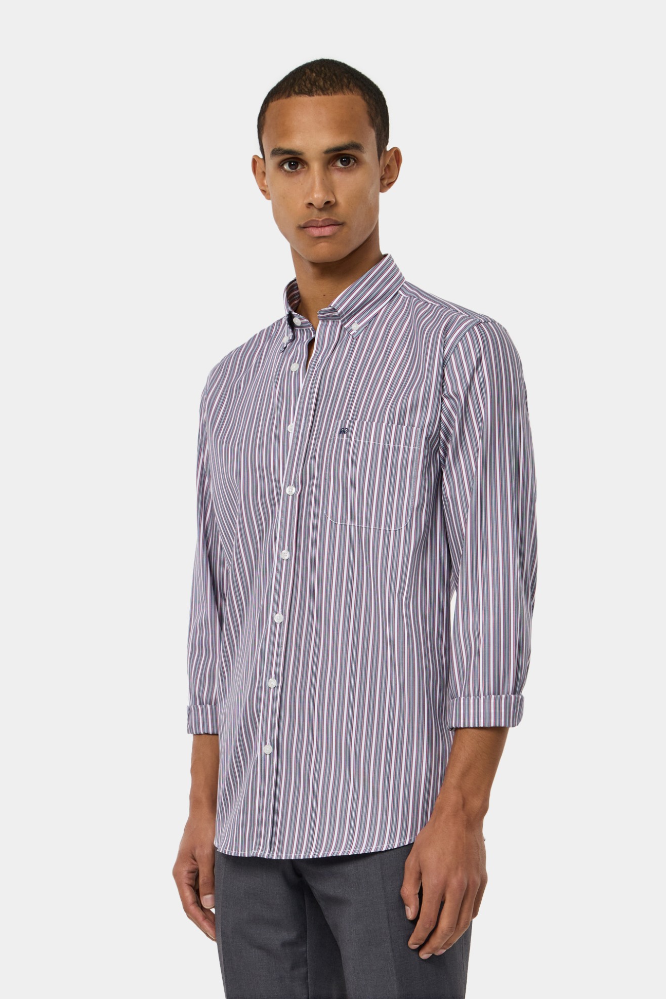 Camisa regular fit 100% algodo