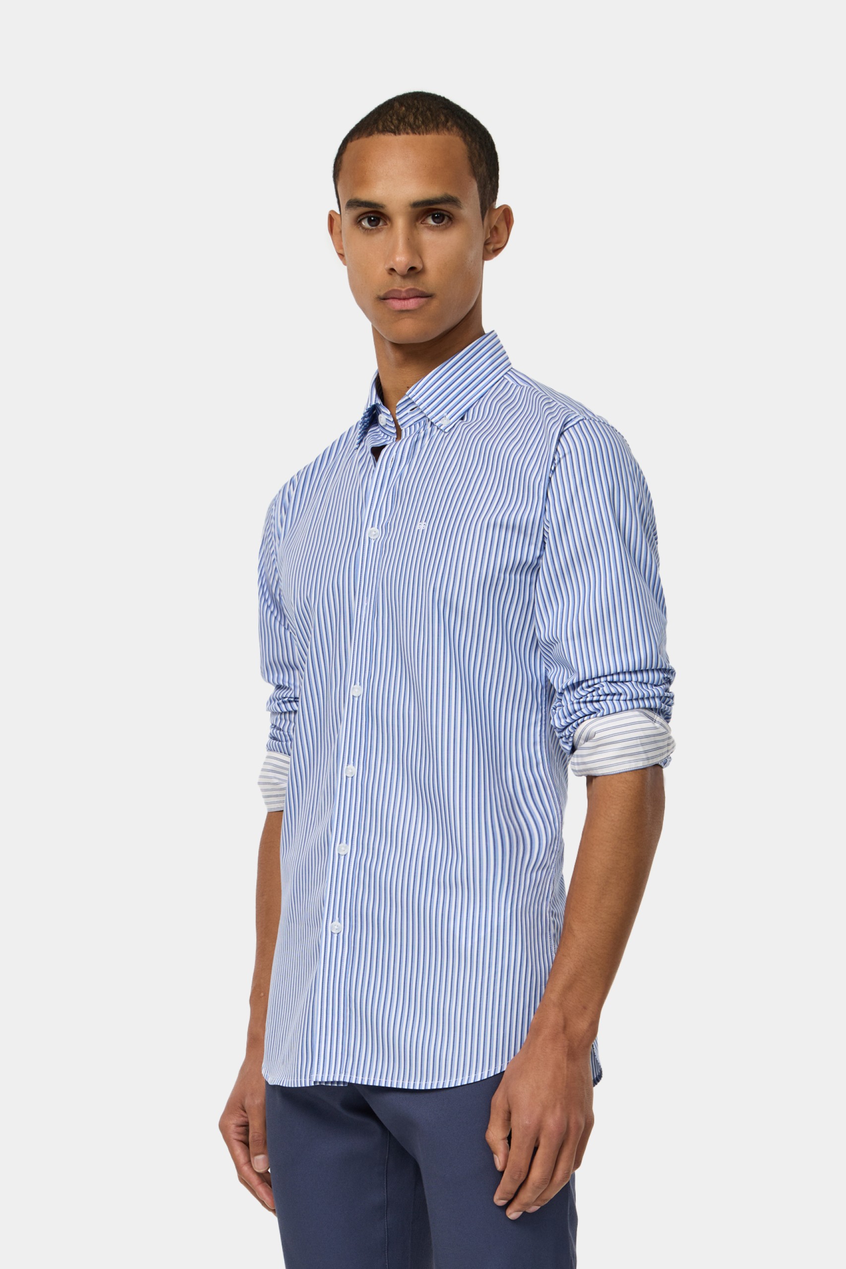 Camisa de rayas slim fit