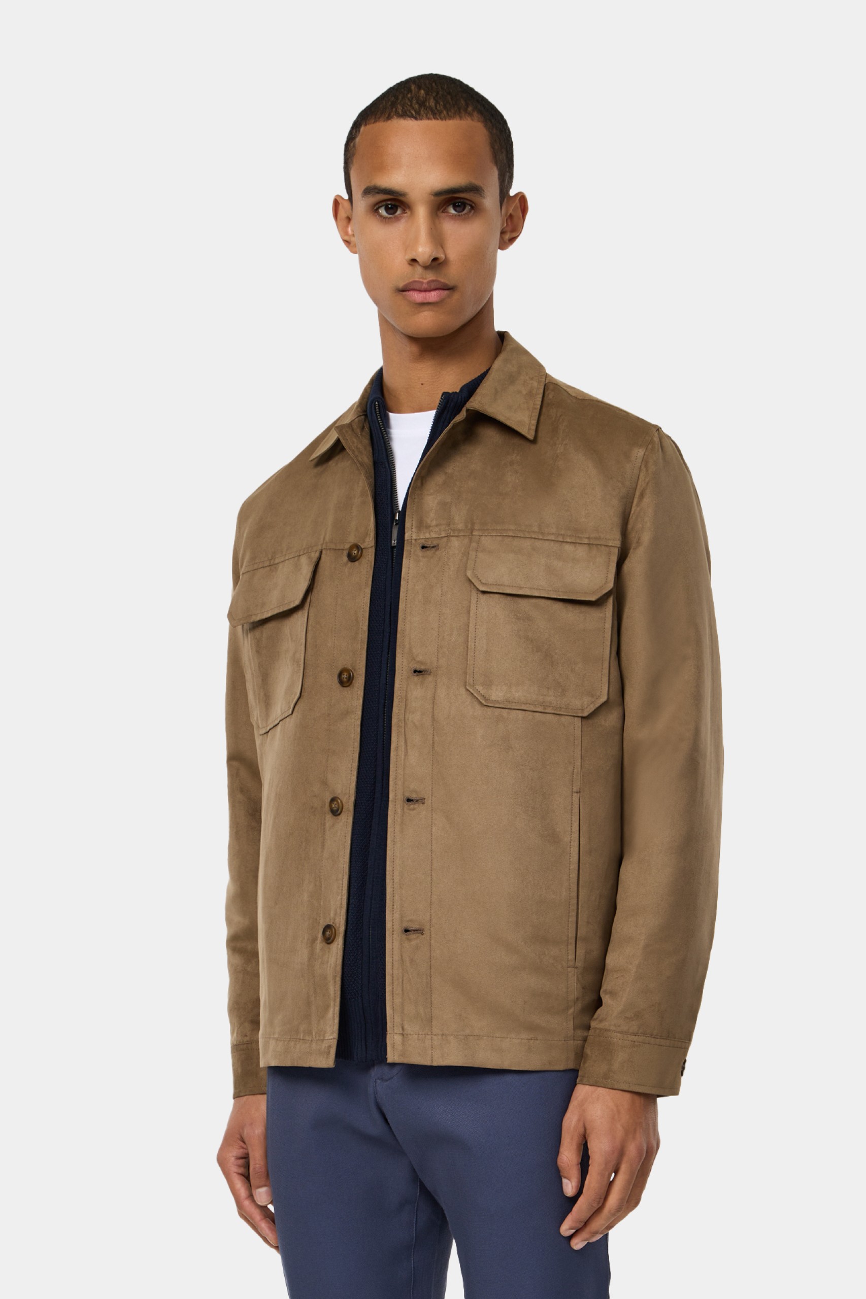 Chaqueta efecto ante