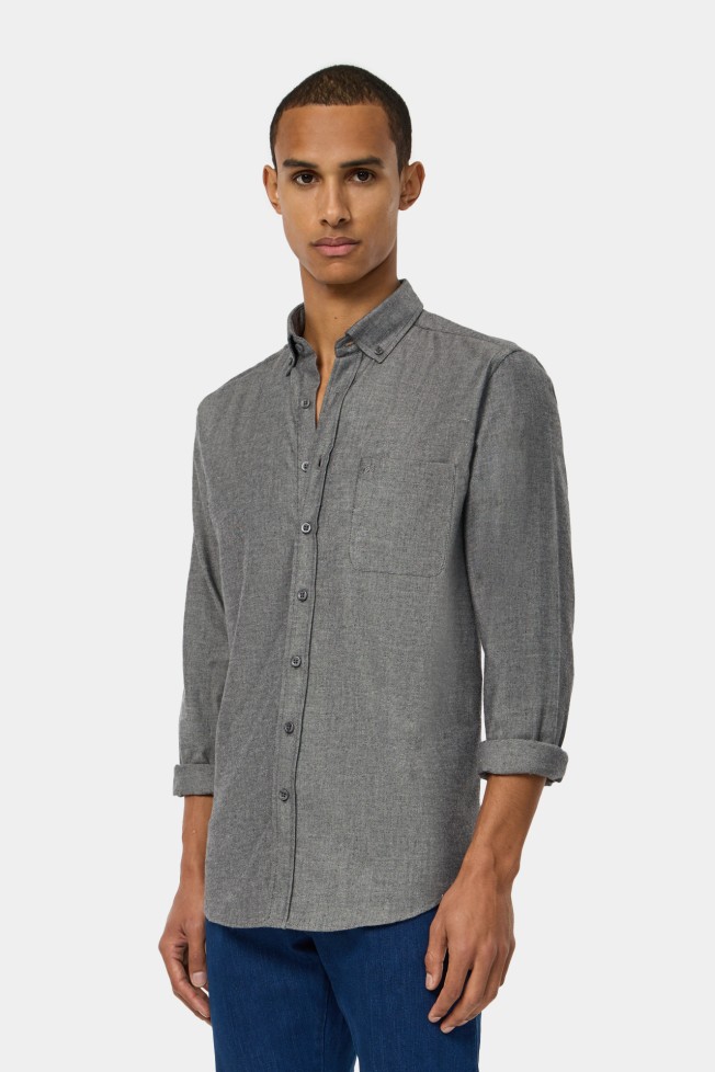 Camisa de algodón regular fit Camisa de algodón regular fit