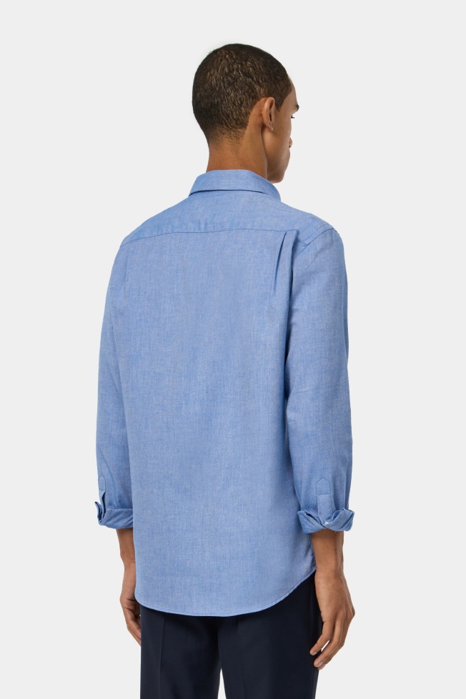 Camisa de algodón regular fit Camisa de algodón regular fit