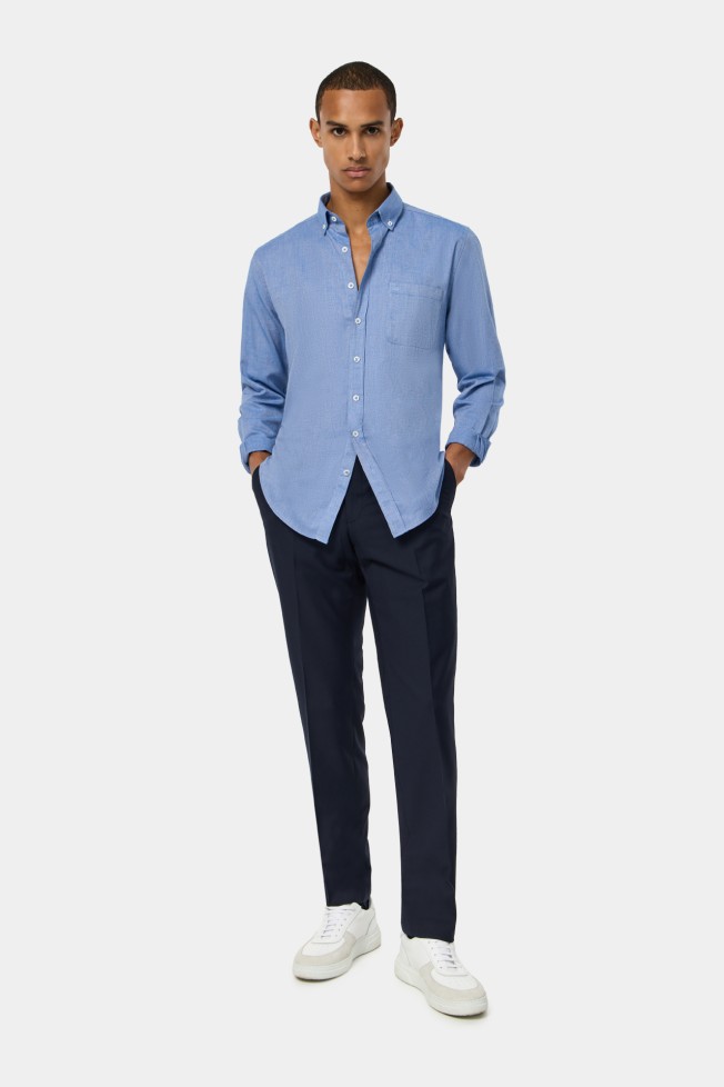 Camisa de algodón regular fit Camisa de algodón regular fit