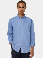 Camisa regular fit em algodo