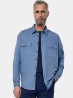 Overshirt em algodo