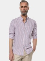 Camisa s riscas regular fit
