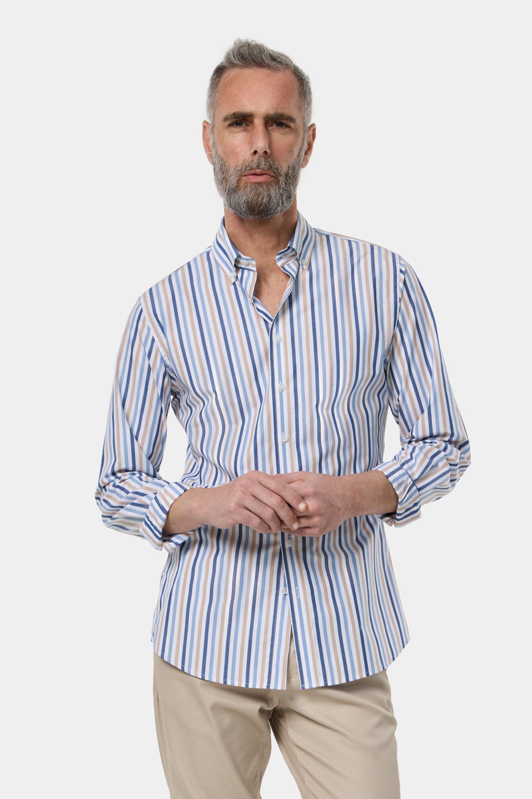 Camisa de rayas slim fit