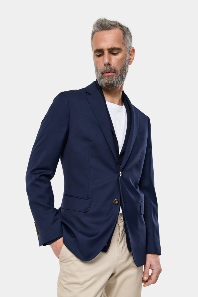 Blazer clsico slim fit