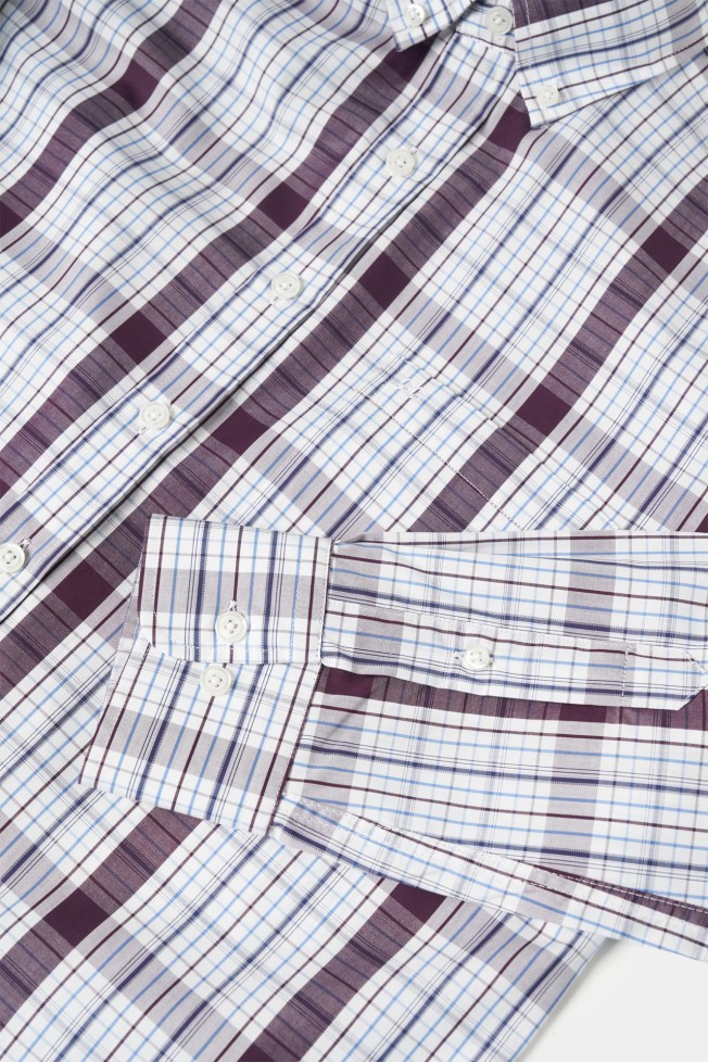 Camisa de cuadros regular fit Camisa de cuadros regular fit