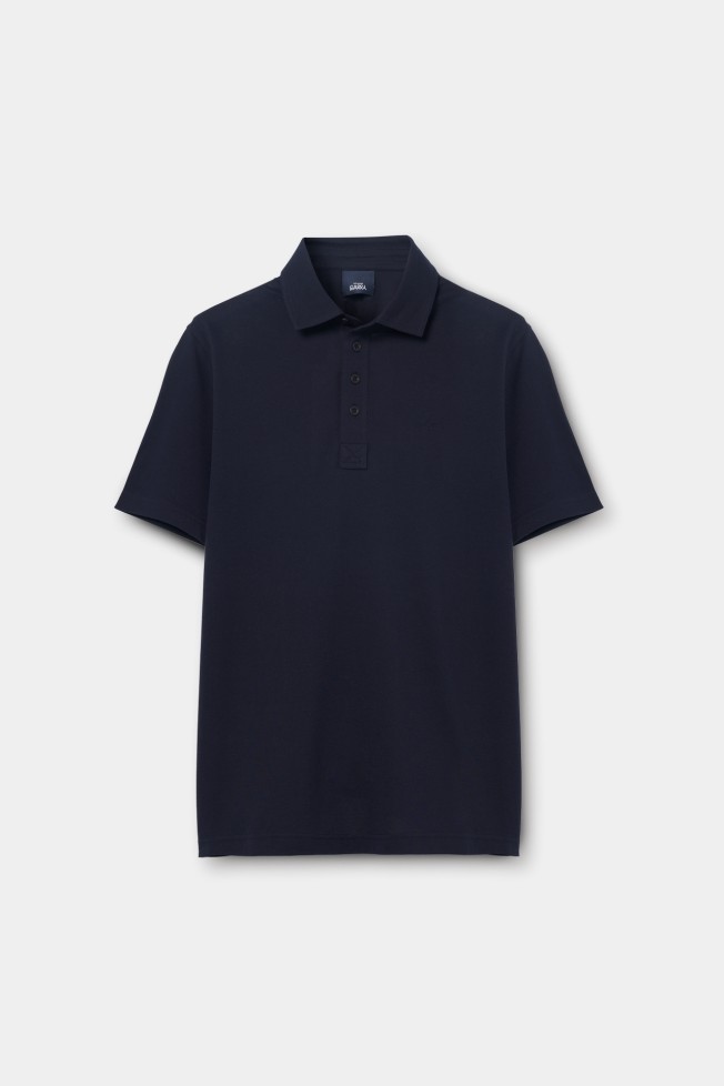 Polo piqu em algodo