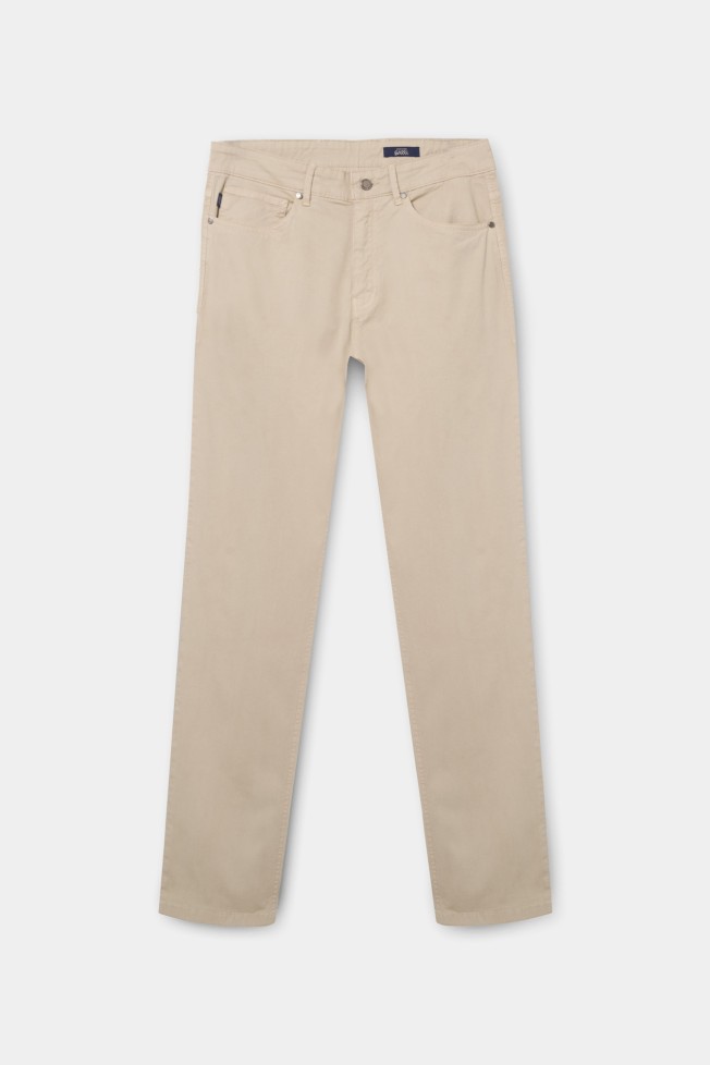 Pantalón de sarga regular fit Pantalón de sarga regular fit