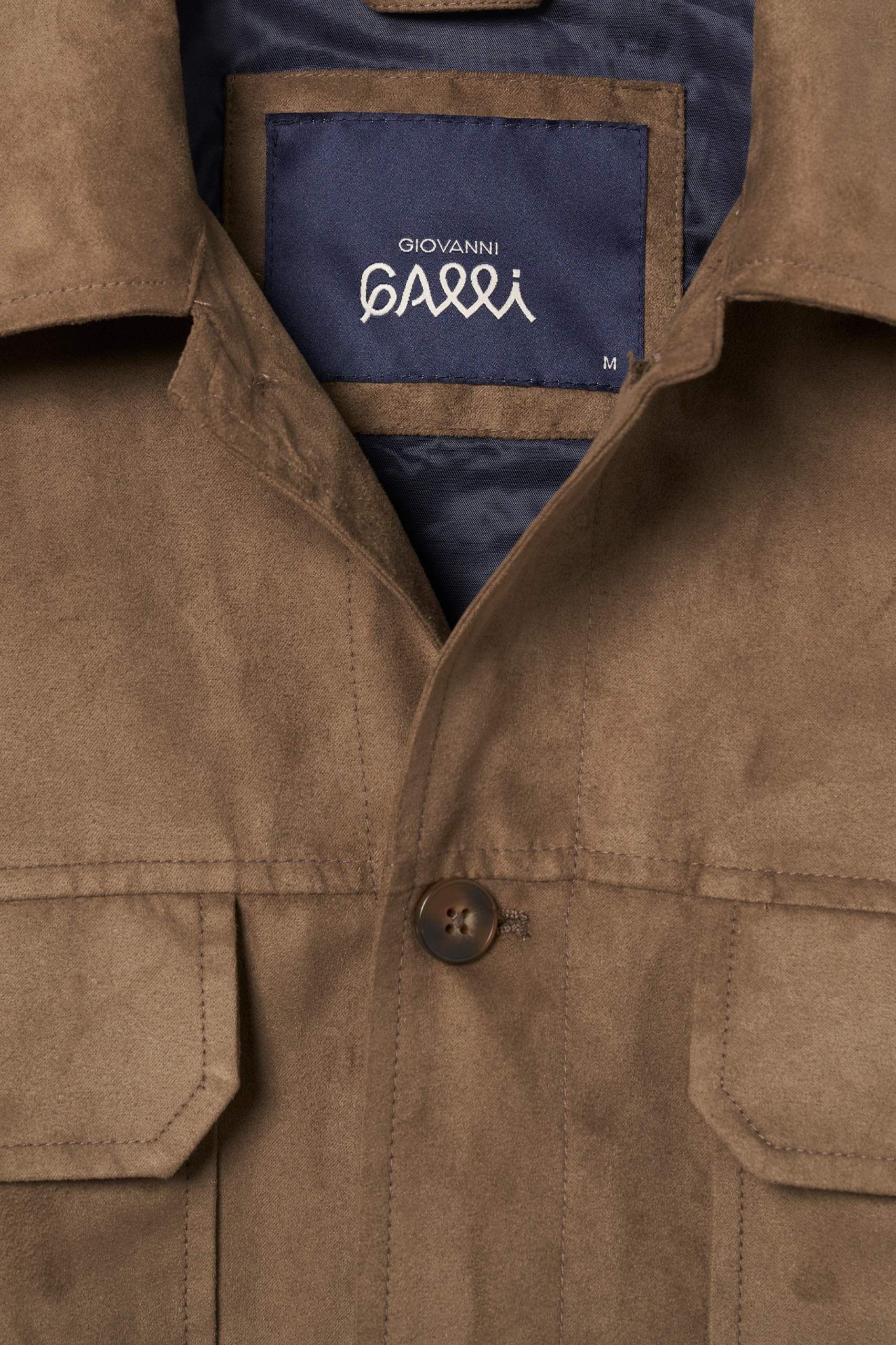 Chaqueta efecto ante