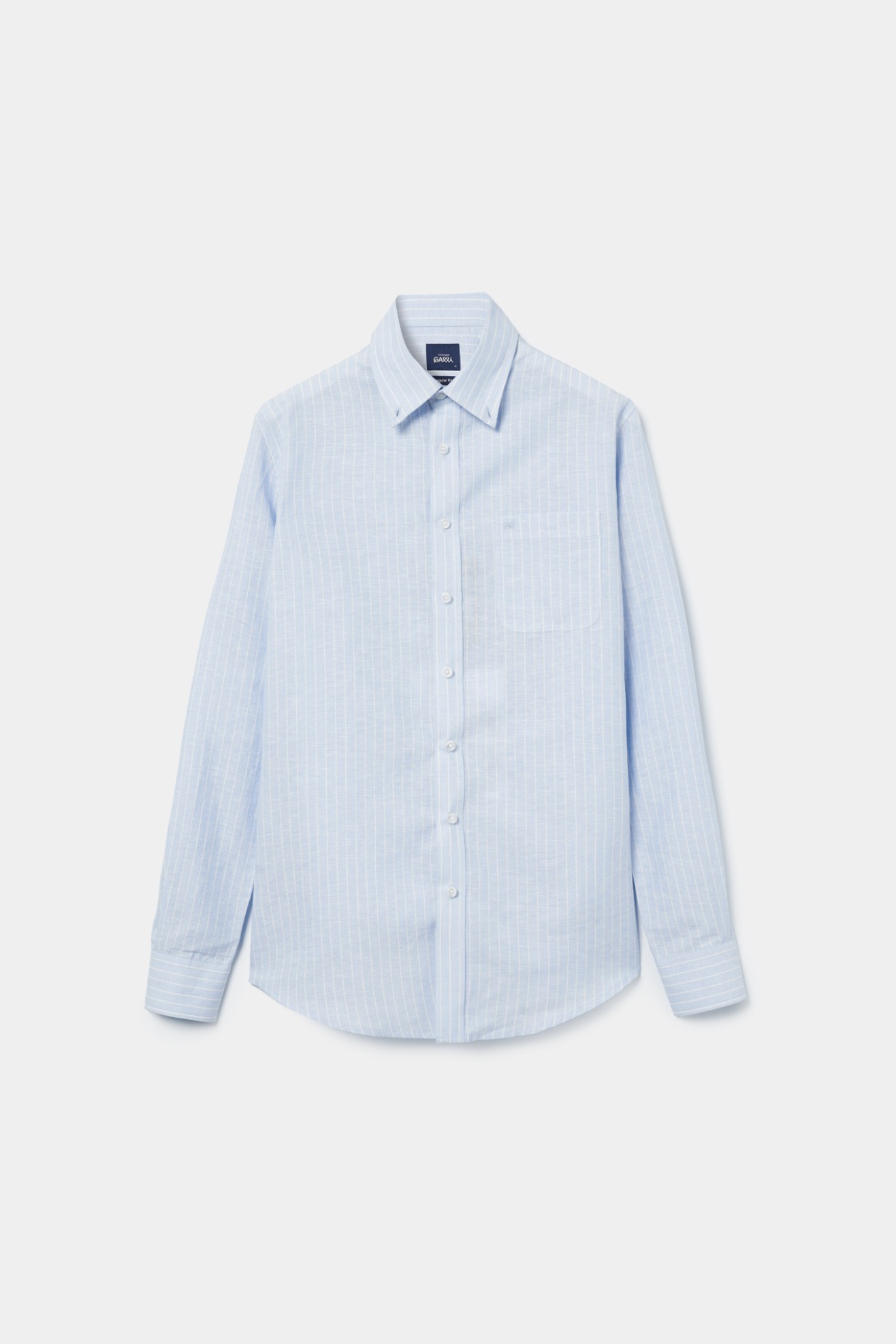 Camisa s riscas regular fit