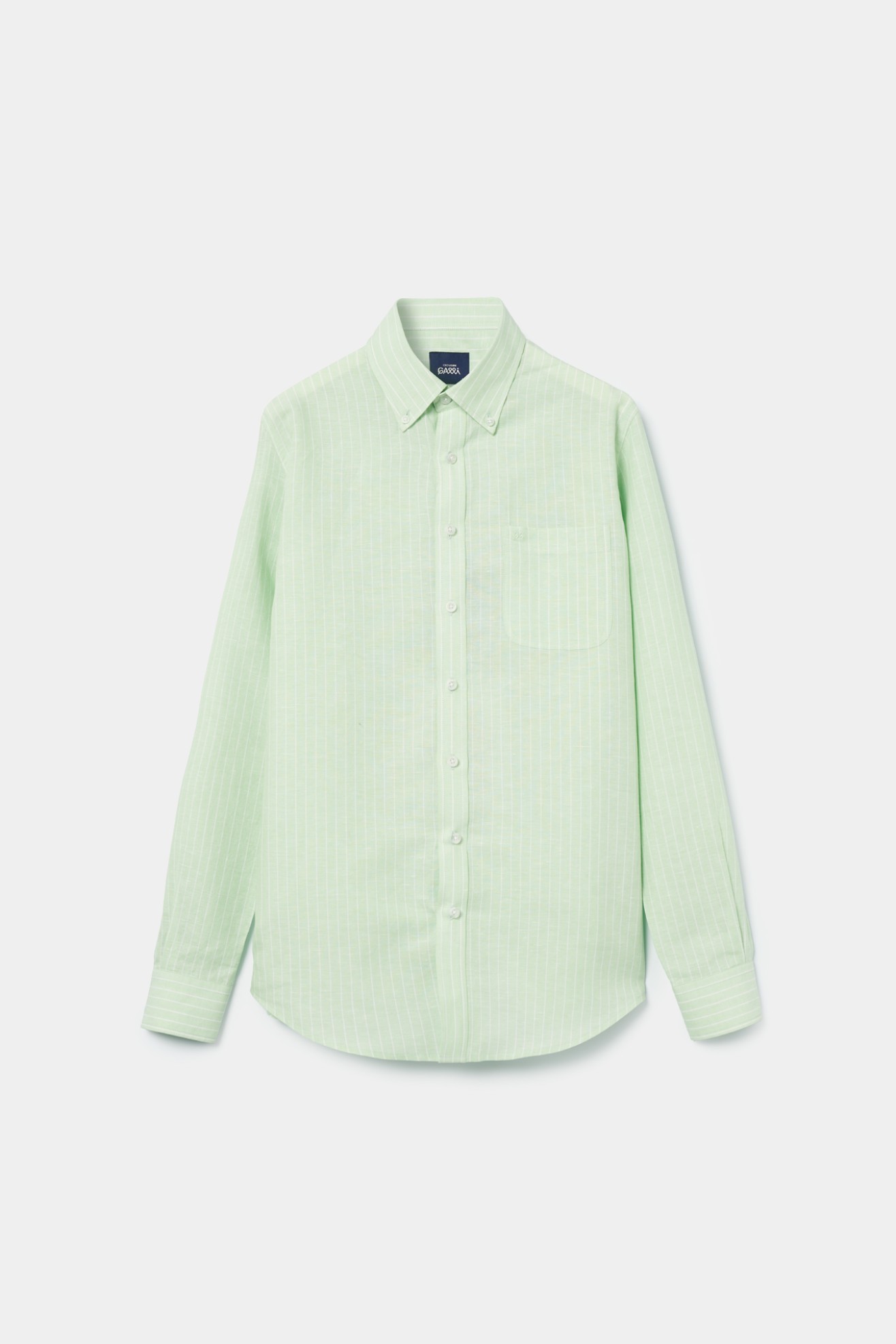 Camisa s riscas regular fit