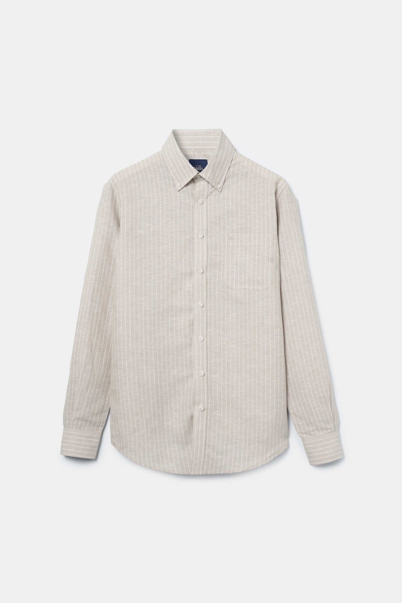Camisa s riscas regular fit