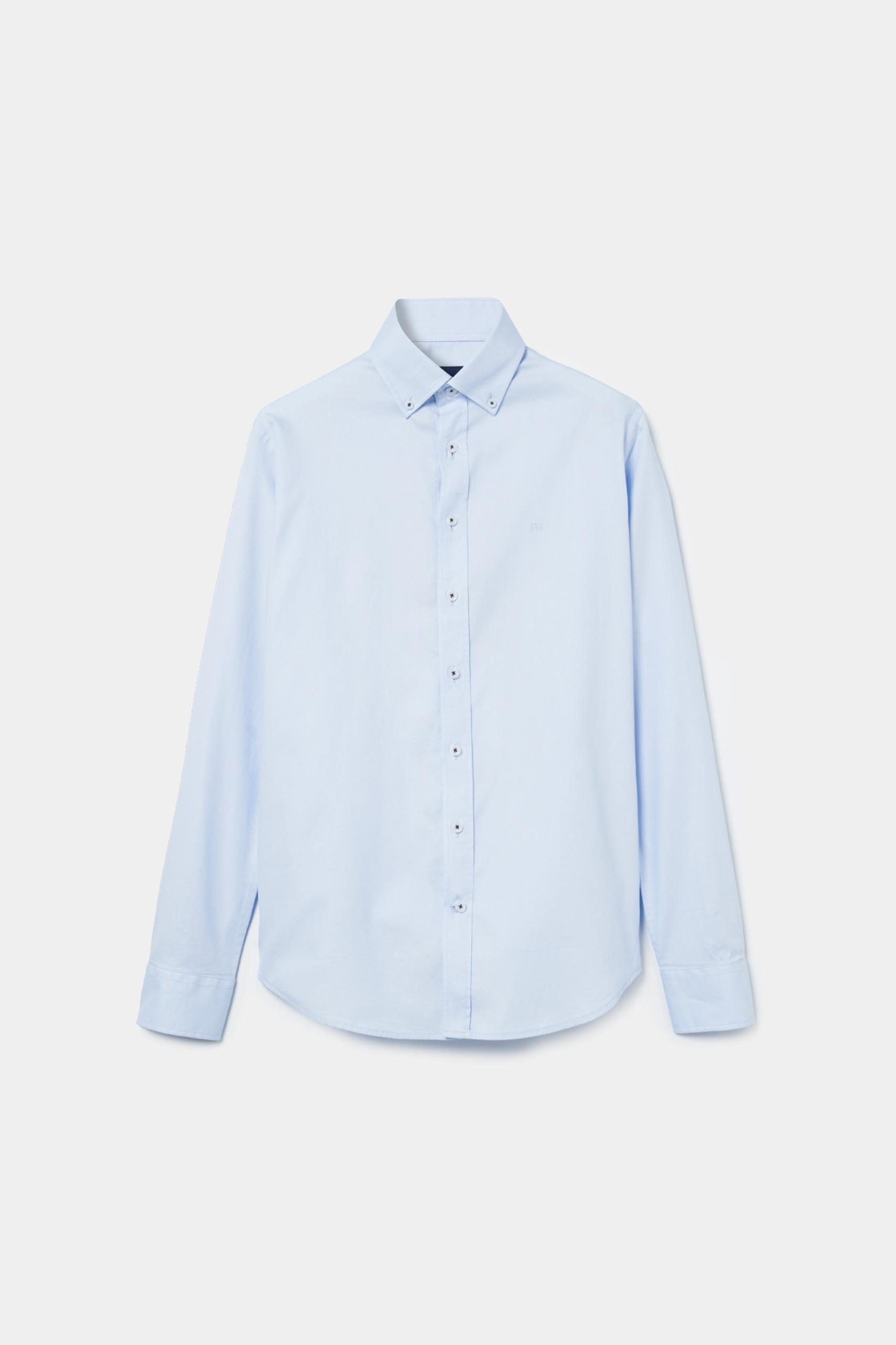 Camisa slim fit de algodón