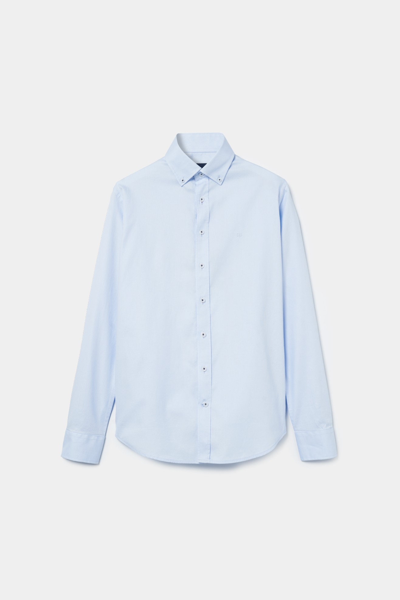 Camisa slim fit em algodo