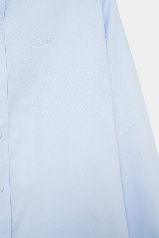 Camisa slim fit em algodo