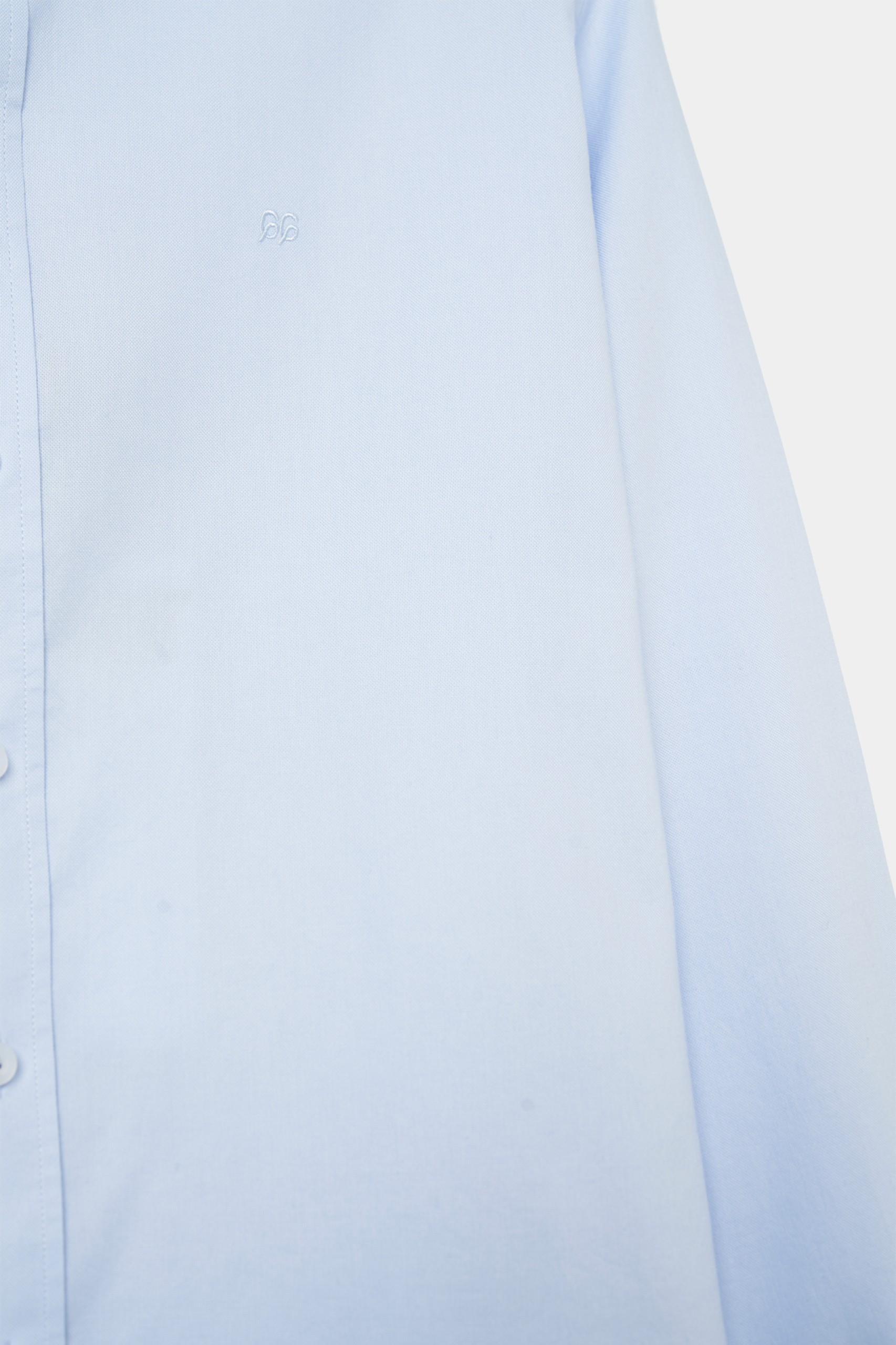 Camisa slim fit de algodón