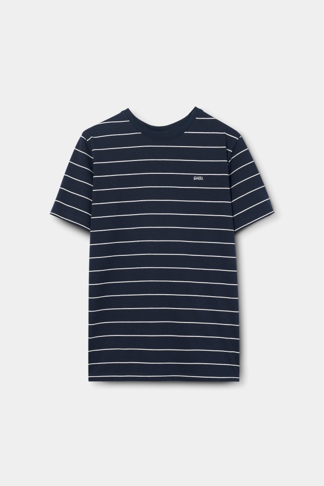 Camiseta de rayas de algodn