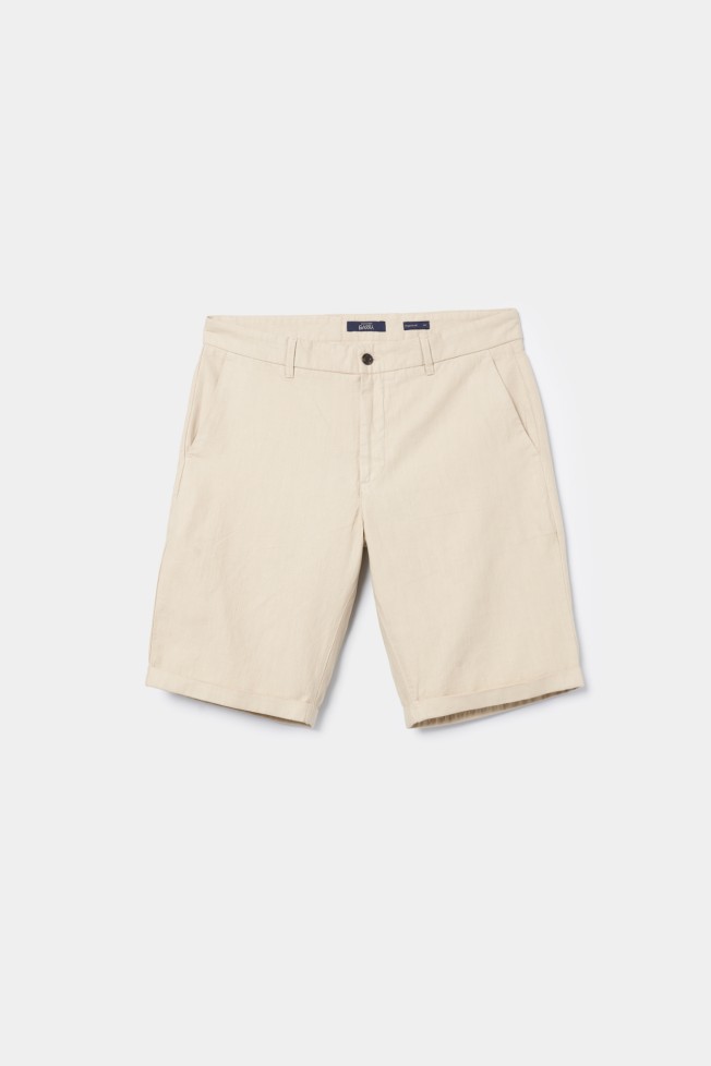 Pantalones cortos de algodón regular fit Pantalones cortos de algodón regular fit