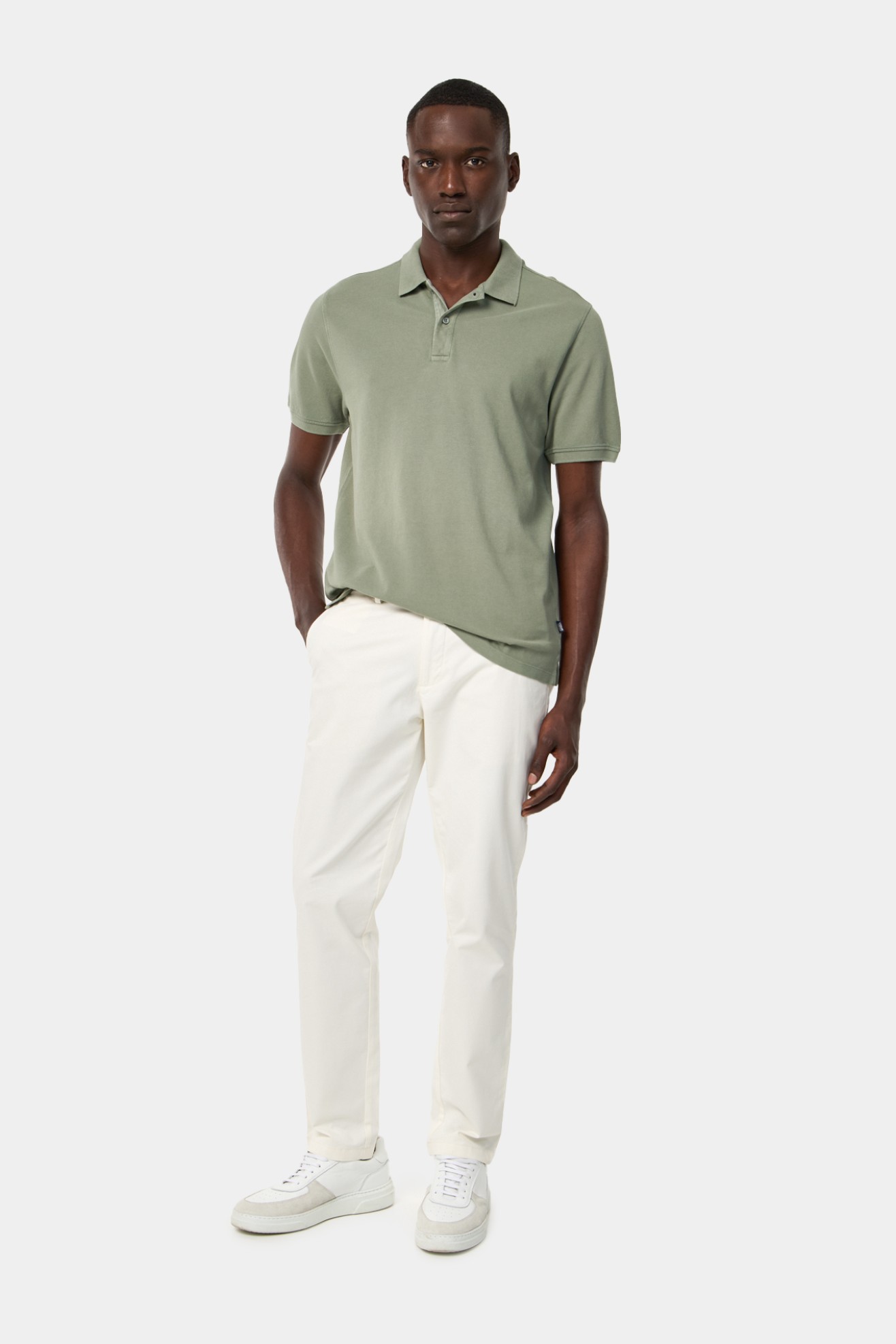 Polo garment dye regular fit