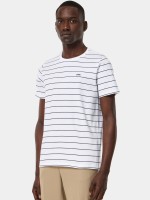 T-shirt s riscas em algodo